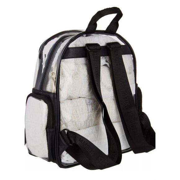Steve Madden BIrma Logo Clear Backpack w/Block Logo Pouch main image 7